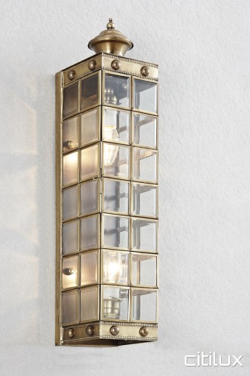 Royal National Park Traditional Outdoor Brass Wall Light Elegant Range Citilux