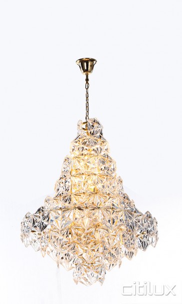 Tiffani 12 Lights Pendant Gold Citilux