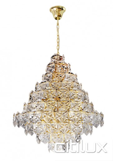 Tiffani 17 Lights Pendant Gold Citilux