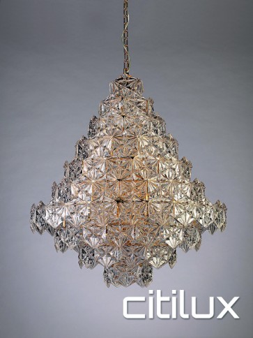 Tiffani 17 Lights Pendant Rose Gold Citilux