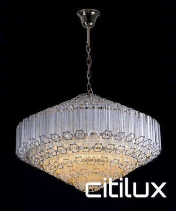 Trivoli 7A Lights Chandelier Gold Citilux