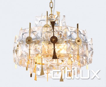 Varvara 6 Lights Pendant Gold Citilux