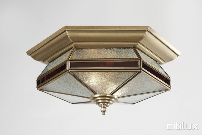 Brass outdoor ceiling light sale