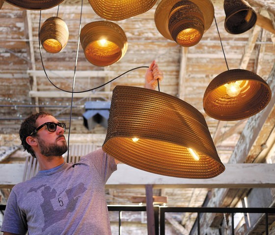Replica Recycled Cardboard Pendant Lights Sodo Pendant Light Citilux
