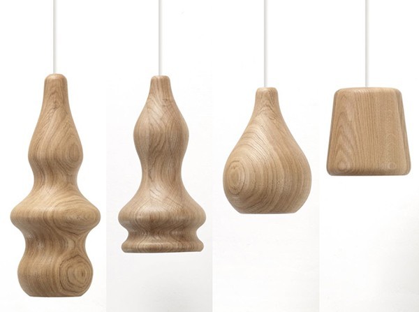 Pendant deals lamp wood