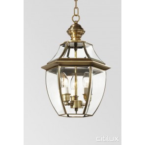 Auburn Traditional Outdoor Brass Pendant Light Elegant Range Citilux