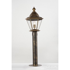 Avalon Traditional Outdoor Brass Made Post Light Elegant Range Citilux