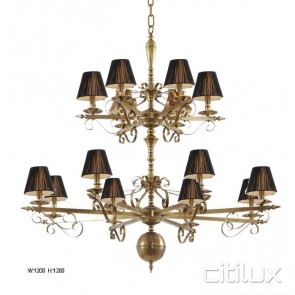 Barangaroo Classic European Style Brass Pendant Light Elegant Range Citilux