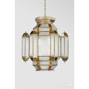 Bayview Traditional Brass Pendant Elegant Range Citilux