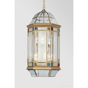 Beaconsfield Traditional Brass Pendant Elegant Range Citilux