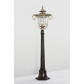 Bilgola Classic Outdoor Brass Made Post Light Elegant Range Citilux