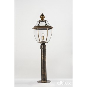 Birrong Classic Outdoor Brass Made Post Light Elegant Range Citilux