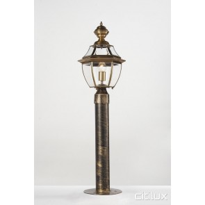 Blairmount Classic Outdoor Brass Made Post Light Elegant Range Citilux