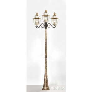 Brookvale Classic Outdoor Brass Made Post Light Elegant Range Citilux