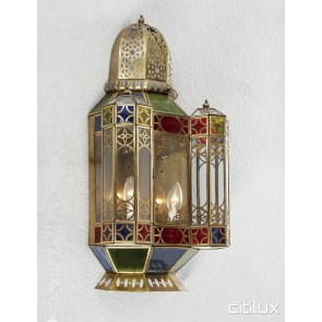 Carramar Classic Brass Wall Light Elegant Range Citilux