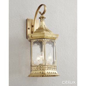 Castle Hill Classic Brass Wall Light Elegant Range Citilux