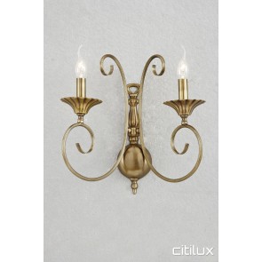 Chatswood West Classic European Style Brass Wall Light Elegant Range Citilux