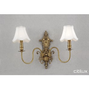 Chester Hill Classic European Style Brass Wall Light Elegant Range Citilux