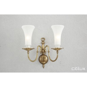 Chipping Norton Classic European Style Brass Wall Light Elegant Range Citilux