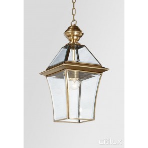 Claremont Meadows Classic Outdoor Brass Pendant Light Elegant Range Citilux