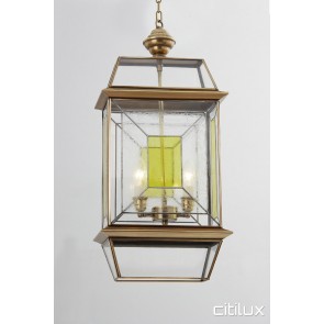 Clontarf Classic Outdoor Brass Pendant Light Elegant Range Citilux