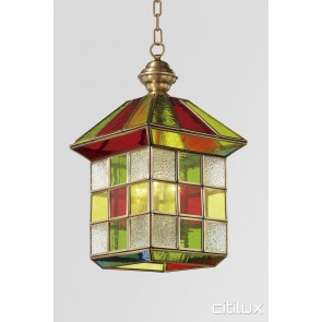 Coalcliff Traditional Outdoor Brass Pendant Light Elegant Range Citilux