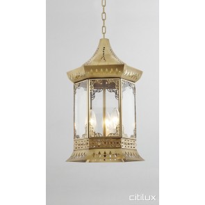 Crows Nest Simplism Brass Pendant Elegant Range Citilux