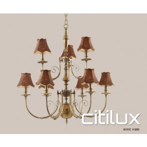 Dover Heights Classic European Style Brass Pendant Light Elegant Range Citilux