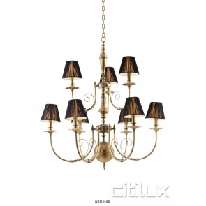 Duffys Forest Classic European Style Brass Pendant Light Elegant Range Citilux