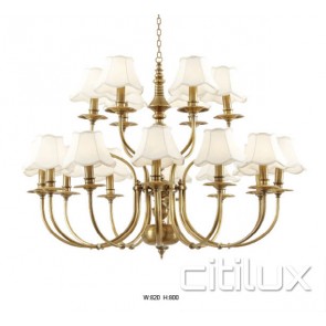 East Ryde Classic European Style Brass Pendant Light Elegant Range Citilux