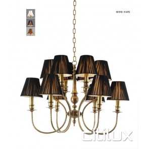 Edgecliff Classic European Style Brass Pendant Light Elegant Range Citilux