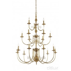 Engadine Classic European Style Brass Pendant Light Elegant Range Citilux