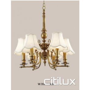 Enmore Classic European Style Brass Pendant Light Elegant Range Citilux