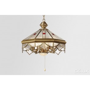 Galston Traditional Brass Made Dining Room Pendant Light Elegant Range Citilux