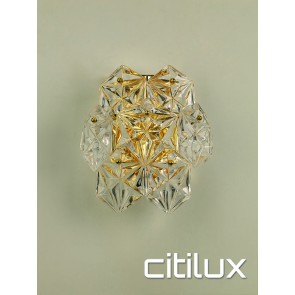 Ginny 2 Lights Wall Light Gold Citilux