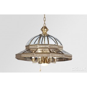 Glebe Classic Brass Made Dining Room Pendant Light Elegant Range Citilux