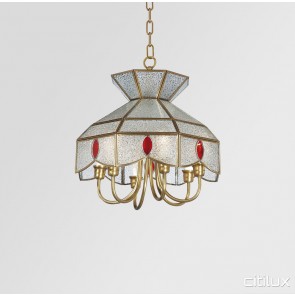 Glenfield Traditional Brass Made Dining Room Pendant Light Elegant Range Citilux