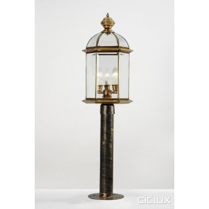 Green Valley Classic Outdoor Brass Made Post Light Elegant Range Citilux