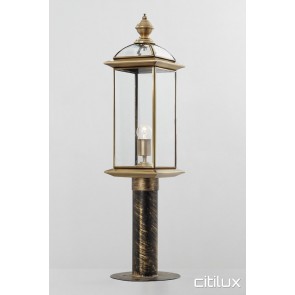 Guildford Classic Outdoor Brass Made Post Light Elegant Range Citilux