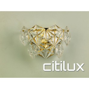 Guru 1 Light Wall Light Gold Citilux