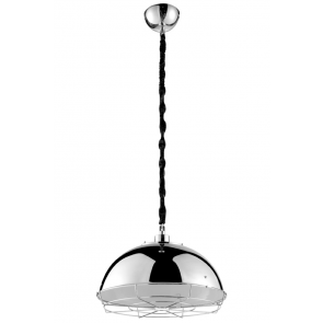 Industrial Wire Cage Round Pendant Lamp  - Pendant Light - Citilux