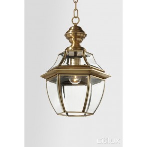 Kenthurst Classic Outdoor Brass Pendant Light Elegant Range Citilux