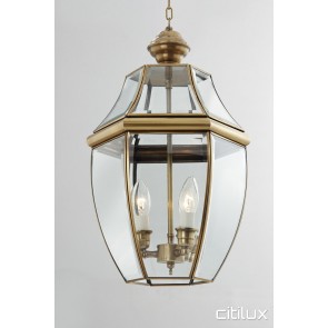 Kingswood Classic Outdoor Brass Pendant Light Elegant Range Citilux