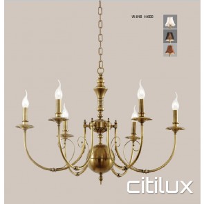 Ku-Ring-Gai Chase Classic European Style Brass Pendant Light Elegant Range Citilux