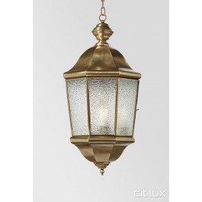 Lalor Park Classic Outdoor Brass Pendant Light Elegant Range Citilux