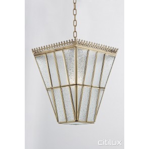 Lewisham Simplism Brass Pendant Elegant Range Citilux