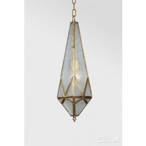 Lilli Pilli Simplism Brass Pendant Elegant Range Citilux