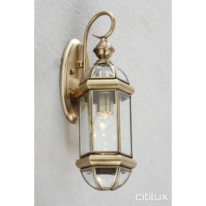 Longueville Classic Outdoor Brass Wall Light Elegant Range Citilux