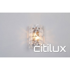 Lydia 2 Light Wall Light Chrome Citilux