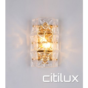 Lydia 2 Light Wall Light Gold Citilux